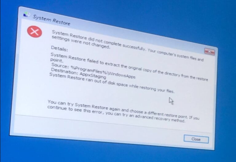 [solved] System Restore Did Not Complete Successfully Windows 11