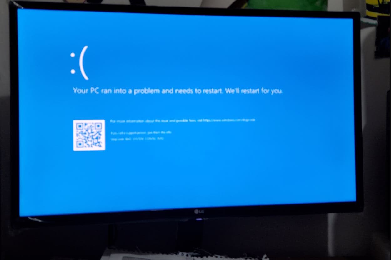 Windows Memory Management Error