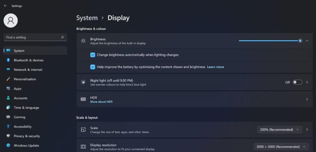 How to change or control screen brightness on Laptop