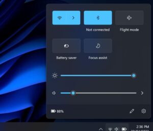 How to change or control screen brightness on Laptop