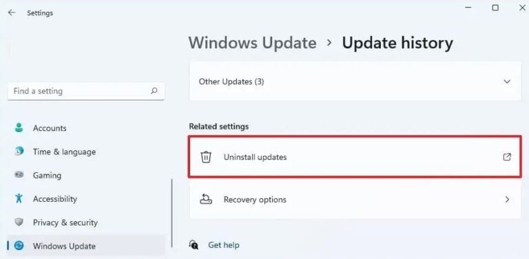 How To Roll Back Windows Update Or Feature Updates Windows 11