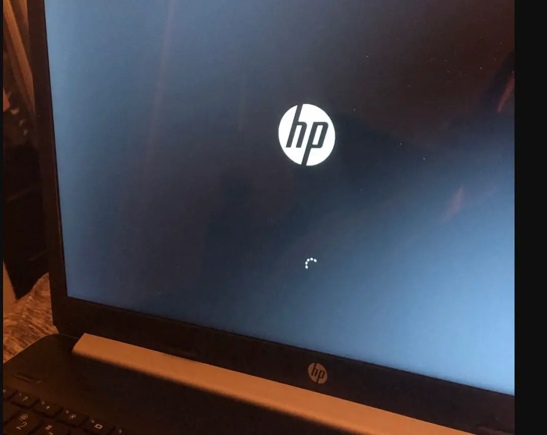 Hp laptop stuck on loading screen