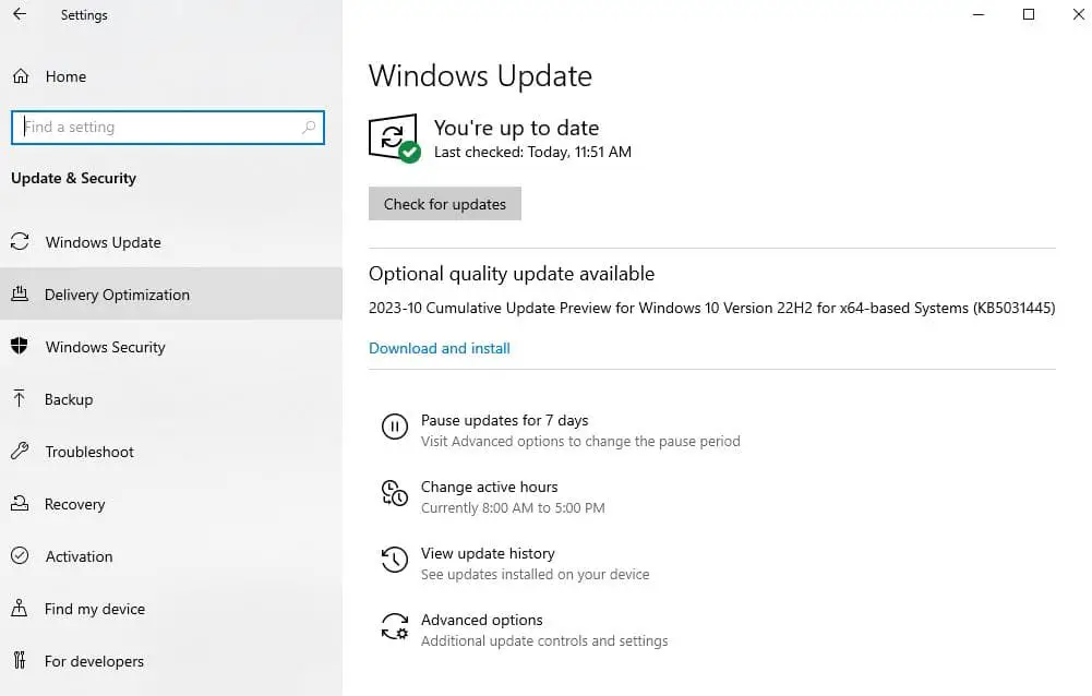 Windows 10 update Download