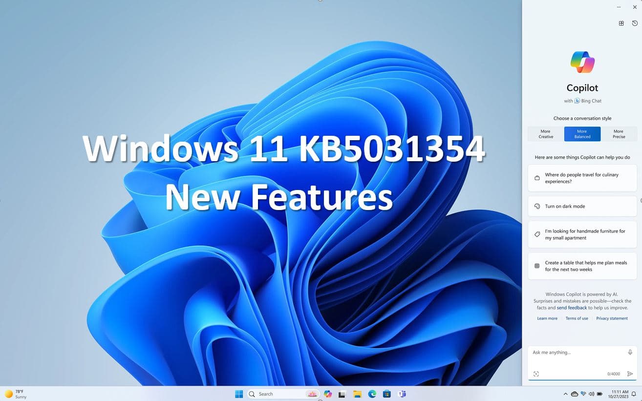 Windows 11 23h2 And Kb5031354 Biggest Features – NBKomputer