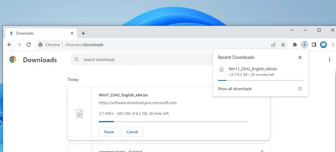 Windows 11 23H2 ISO download