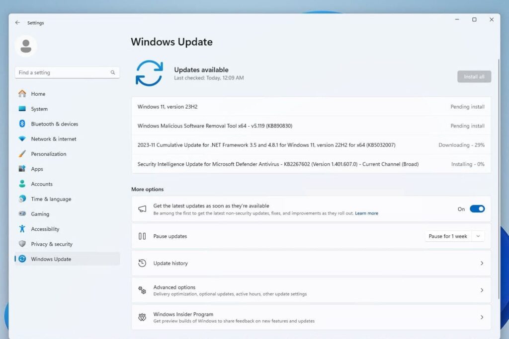 Windows 11 KB5034123 Update Is Stuck At 100 Download (solved)