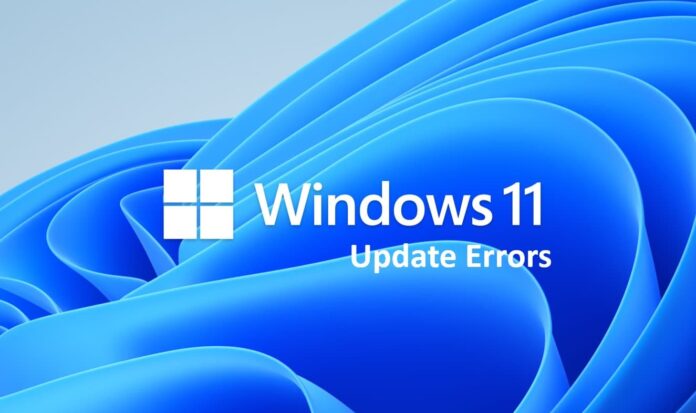 Fix windows 11 update errors