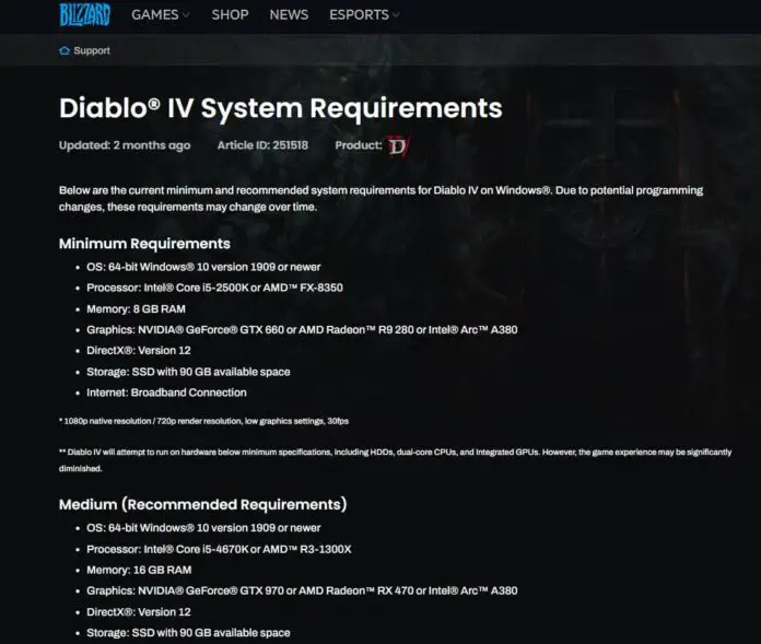 Diablo 4 High Memory Usage How to Reduce it Effectively