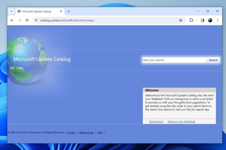 What is the microsoft update catalog windows update catalog