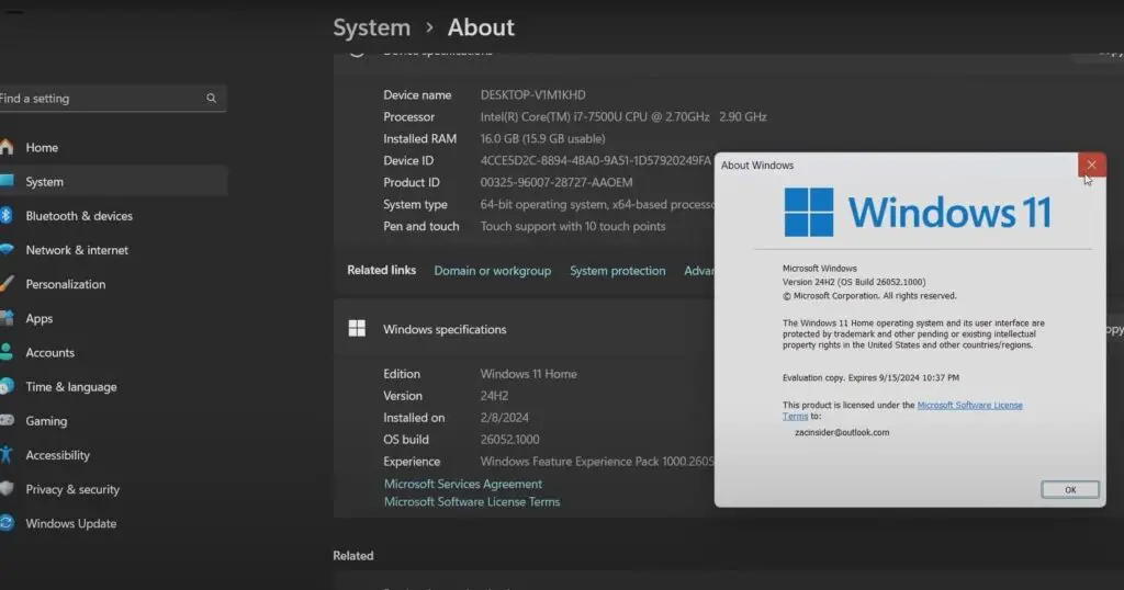 WINDOWS 11 24H2 UPDATE RELEASE HISTORY visual data 6