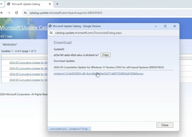 Windows 11 KB5036893 Update Stuck at 100 Downloading (Get it right way)