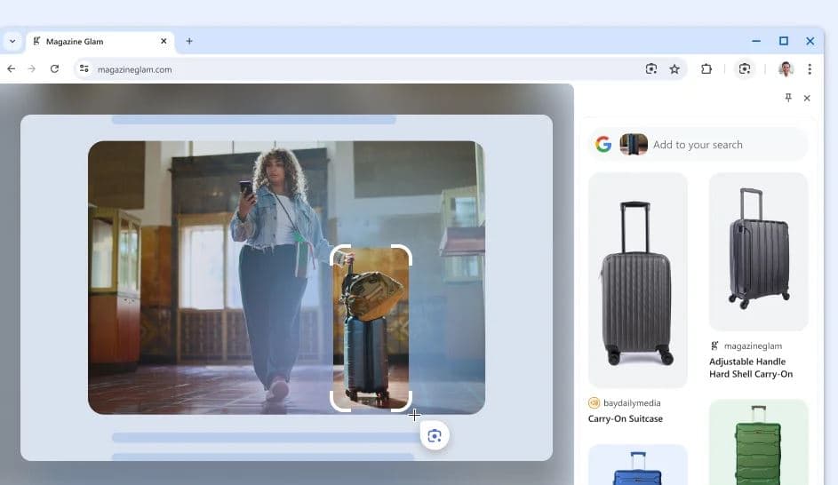Search anything you see on any page with Google Lens