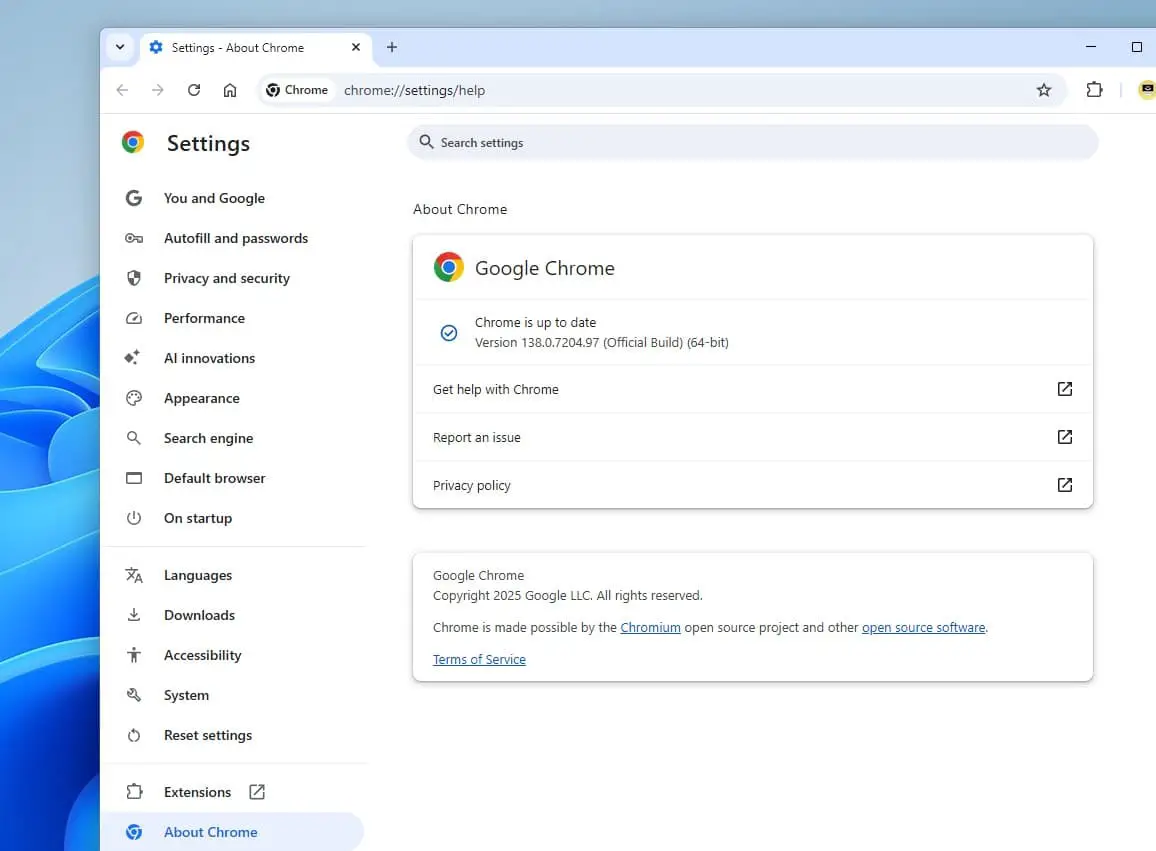 What's New in Chrome 138