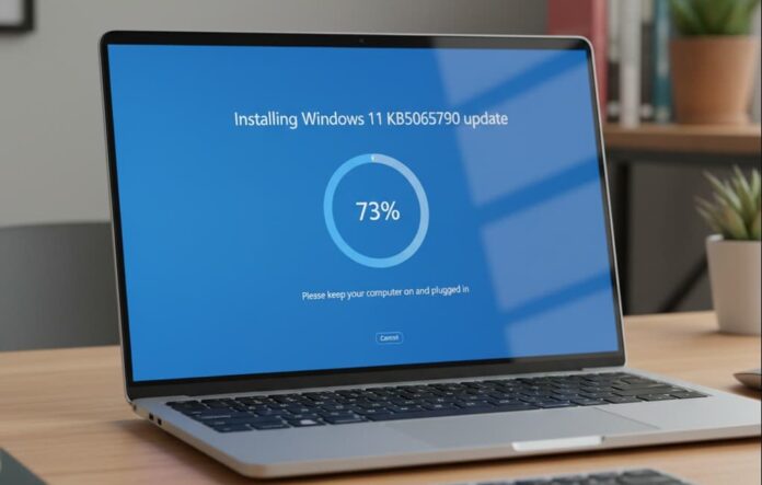 Installing Windows 11 KB5065790 update